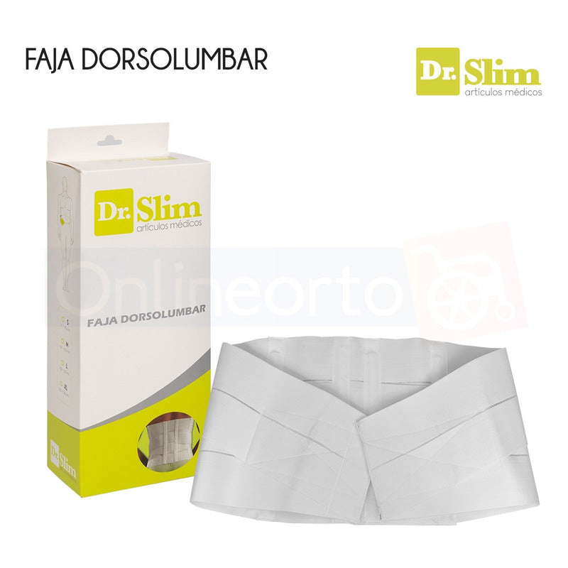 Faja Dorso Lumbar Dorsal Reforzada Transitable Marca Dr.slim