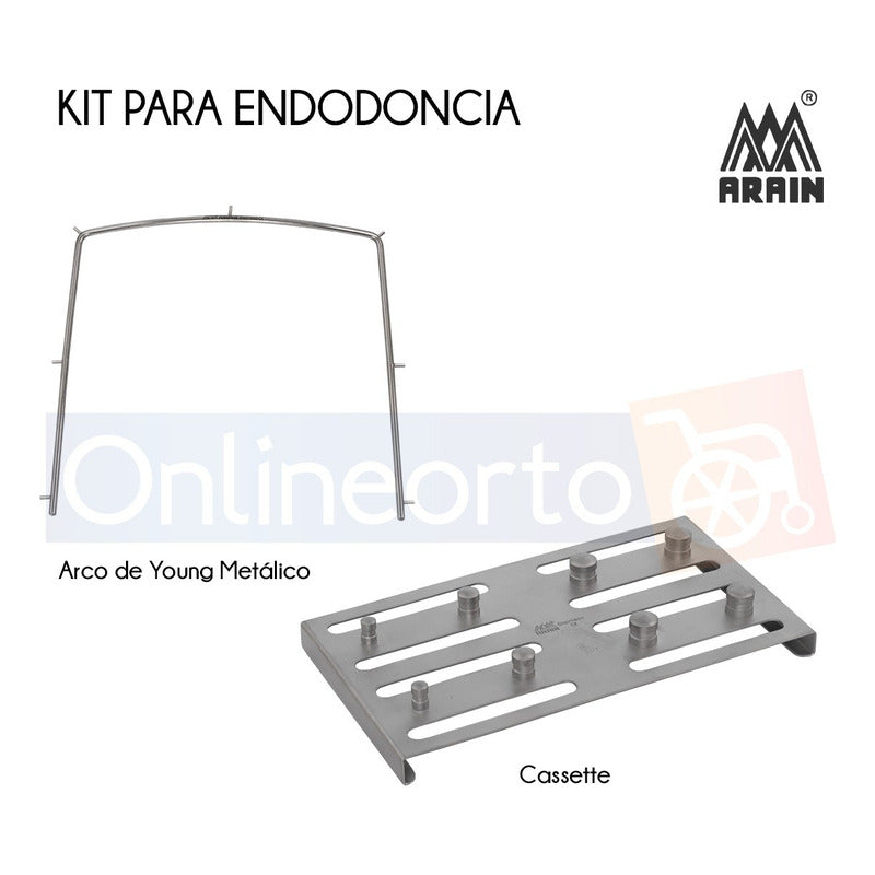 Kit Instrumental Endodoncia Con Perforadora Dique Dental