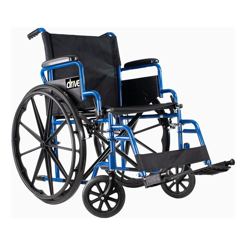 Silla De Ruedas Con Descansapies De Lujo Marca Drive Medical