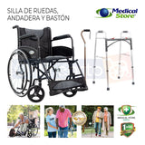 Silla De Ruedas Plegable Llanta Neumatic Todoterreno Thunder