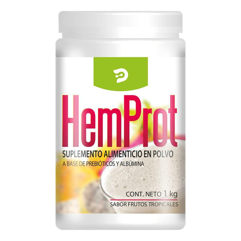 Hemprot Polvo Suplemento Alimen 1 Kg Varios Sabores Desacaf