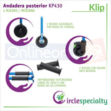 Andadera Posterior Klip Especializada Mediana 4 Ruedas