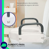 Aumento Asiento Extencion Para Wc Baño Seguro Apoya Brazos