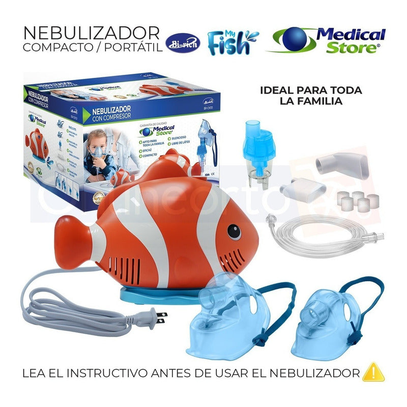 Nebulizador Super Silencioso Adulto Y Infantil Marca Bi-rich