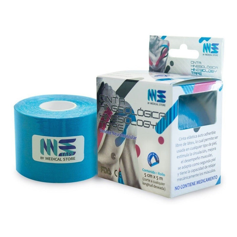 Cinta Kinesiologíca Vendaje Neuromuscular 5 Cm X 5 M Ms Tape