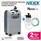 Concentrador De Oxigeno 5 Litros Nidek Nuvo Lite