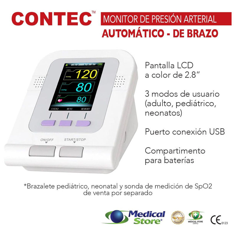 Baumanómetro Monitor Presión Arterial De Brazo Tensiómetro