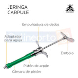 Jeringa Anestesia Carpule Dental Inoxidable Reusable Colors