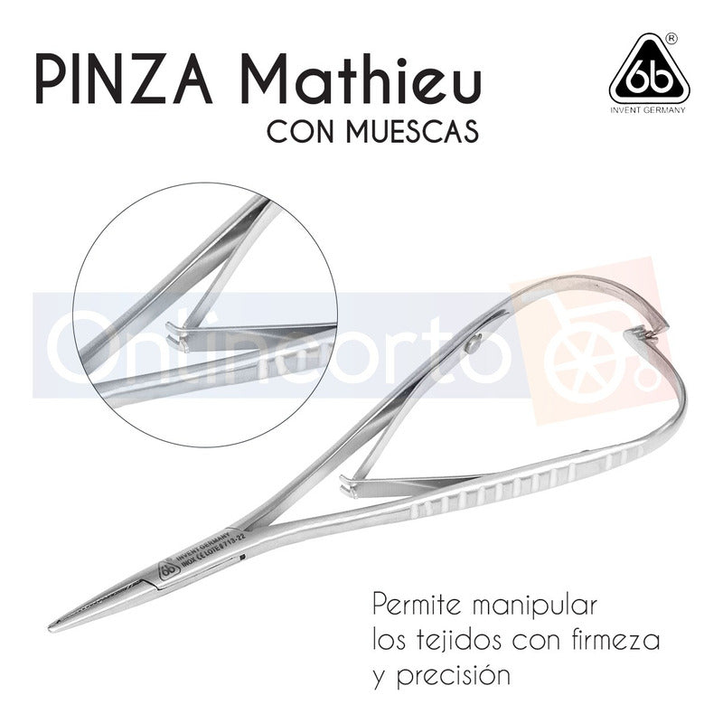 Pinzas Mathieu Acero Inoxidable Dental Ortodoncia