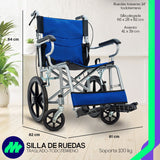 Silla De Ruedas De Lujo Plegable Compacta Todo Terreno Ms