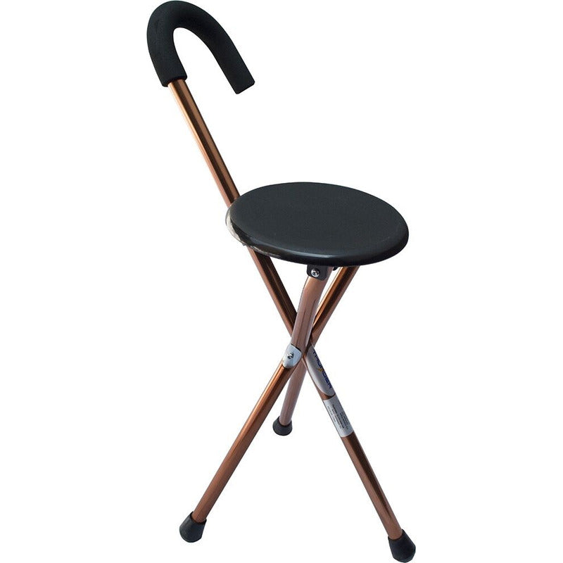 Baston Con Asiento Aluminio Marca Medcial Store Envio Gratis