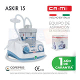 Aspirador De Secreciones New Askir 15 Con Accesorios Ca-mi