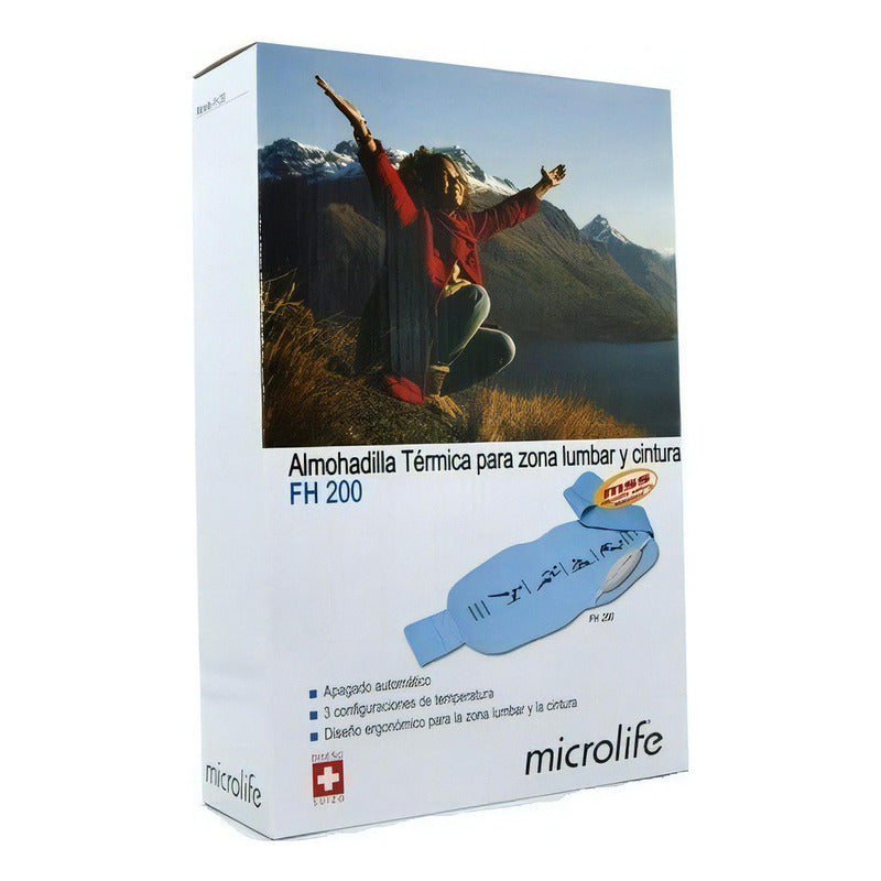 Cojin Termico Dorsal Y Espalda Baja Fh200 Microlife Color Azul