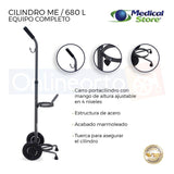 Tanque De Oxigeno 682lts Portatil Carrito Kit Completo Drive