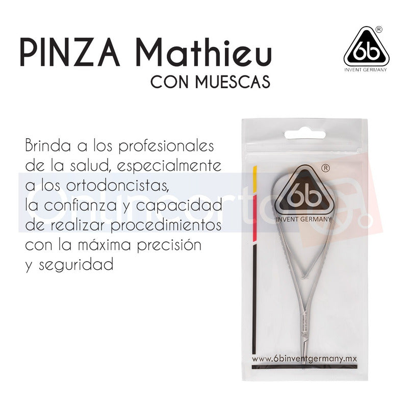 Pinza Mathieu Acero Inoxidable Dental Ortodoncia