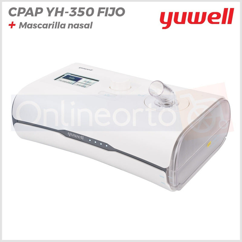 Cpap Apnea Sueño Fijo Yuwell Con Humidificador Y Mascarilla