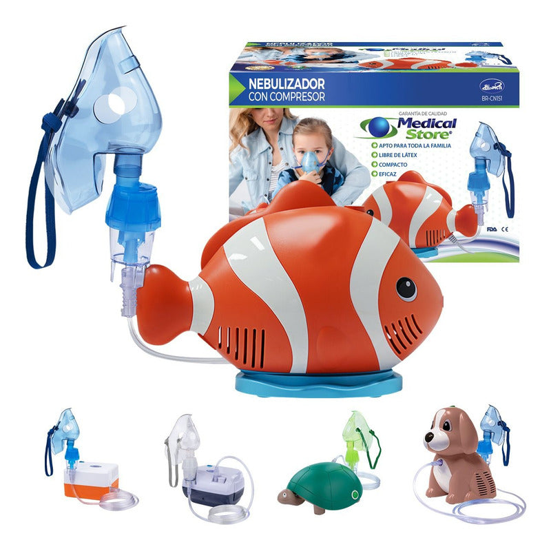 Nebulizador Super Silencioso Adulto Y Infantil Marca Bi-rich