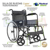 Silla De Ruedas De Lujo Plegable Compacta Americana Drive M