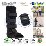 Bota Ferula Larga Walker Para Tobillo Inmovilizadora De Lujo