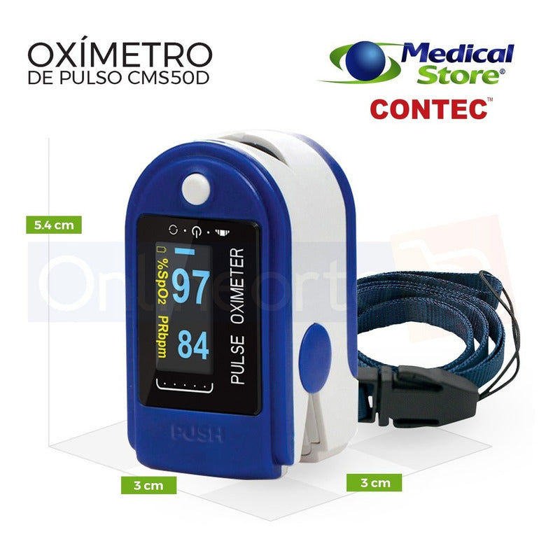 Oximetro De Pulso Adulto Pediatrico Oxigeno En La Sangre