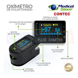 Oximetro De Pulso Adulto Pediatrico Medico De Lujo Digital