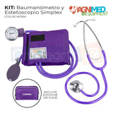 Kit Baumanometro Aneroide Estetoscopio Simple Varios Colores