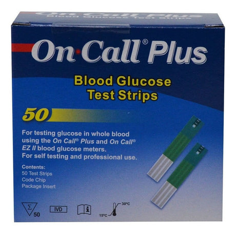 100 Tiras Reactivas Glucosa Y 100 Lancetas On Call Plus