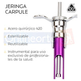 Jeringa Anestesia Carpule Dental Inoxidable Reusable Colors