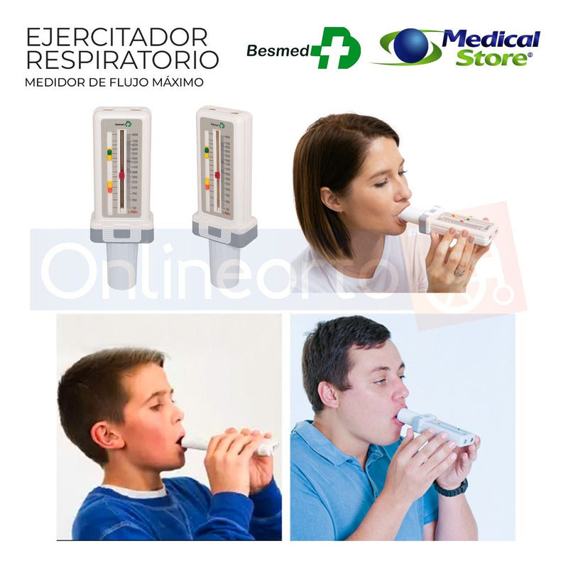 Ejercitador Respiratorio Flujo Máximo