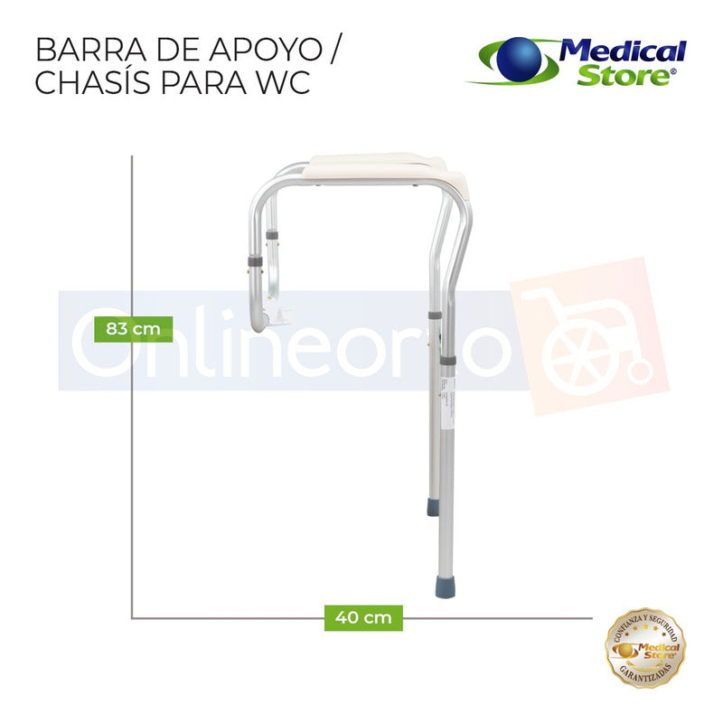 Barandales Barra Chasis Para Baño Wc De Lujo Medical Store