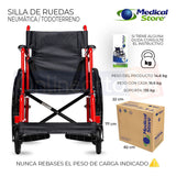 Silla De Ruedas De Lujo Plegable Compacta Todo Terreno Drive