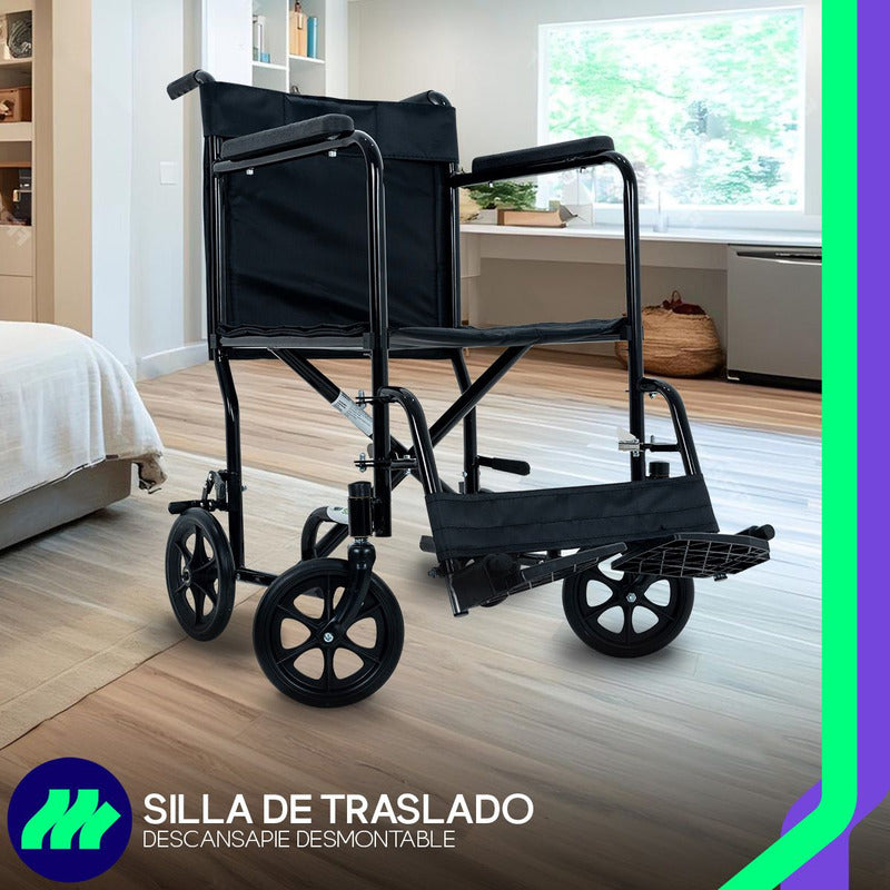 Silla De Ruedas De Traslado Super Resistente Envío Gratis