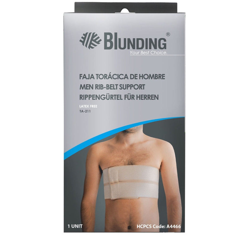 Faja Toracica Soporte Toracico Para Hombre Marca Blunding