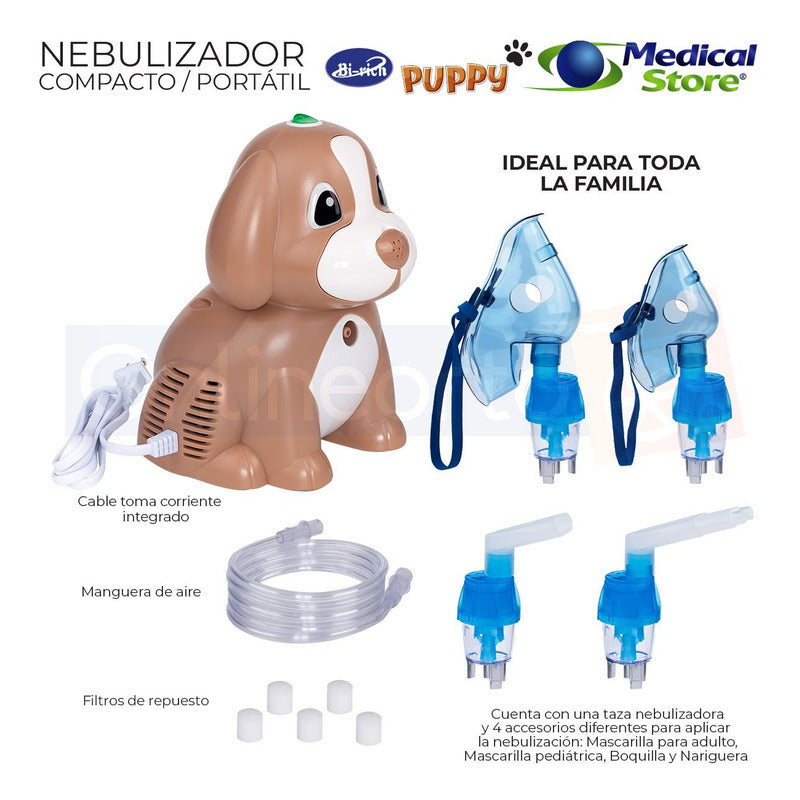 Nebulizador Super Silencioso Adulto Y Infantil Marca Bi-rich