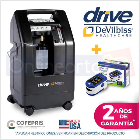 Concentrador De Oxigeno 5 Litros 525ds Devilbiss + Oximetro