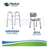 Andadera Plegable Caminadora Silla Ducha