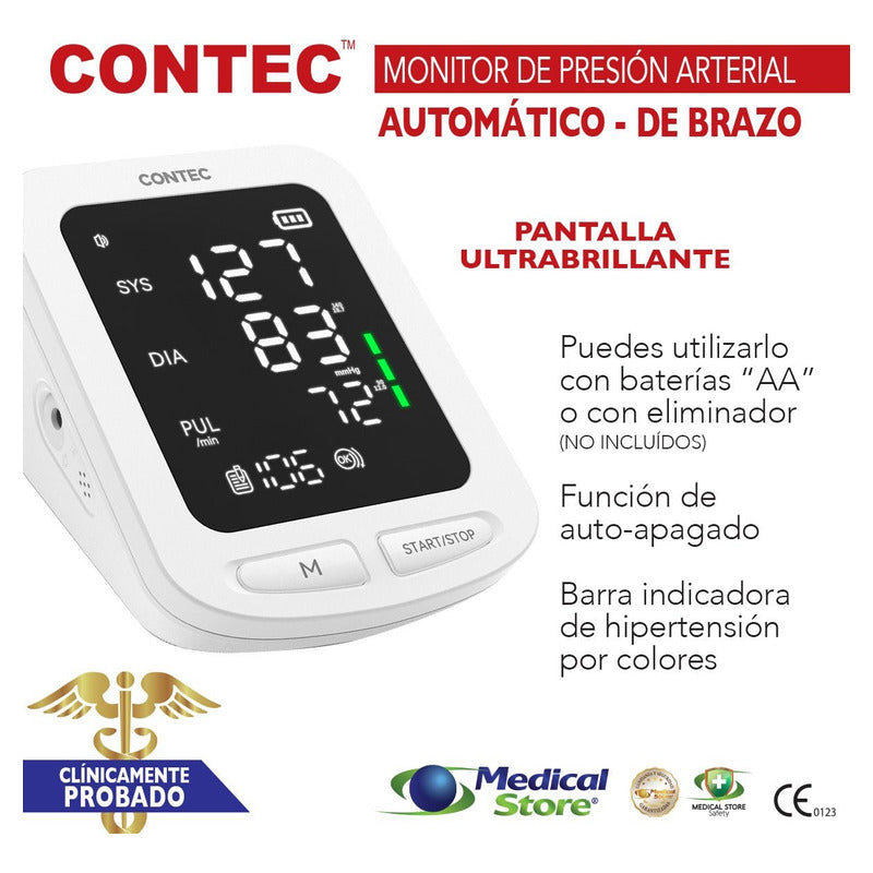 Baumanómetro Digital Automático De Brazo Tensiómetro