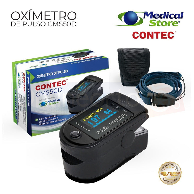 Oximetro De Pulso Monitor Medico Adulto Pediatrico Ms Contec