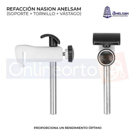 Nasion Articulador Dental Soporte Tornillo Vastago Refaccion