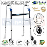 Andadera Ortopedica Aluminio Plegable Adulto  Ruedas Ligera