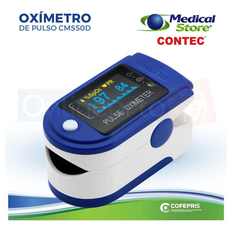 Oximetro De Pulso Adulto Pediatrico Medico De Lujo Digital