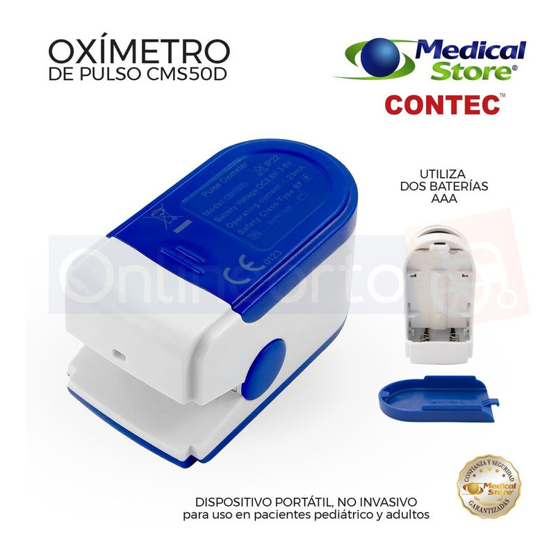 Oximetro De Pulso Adulto Pediatrico Medico Para Dedo