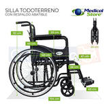 Silla De Ruedas De Lujo Plegable Compacta Americana Drive M