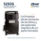 Concentrador De Oxigeno 5 Lts Drive Con 2 Vasos Y Cánula