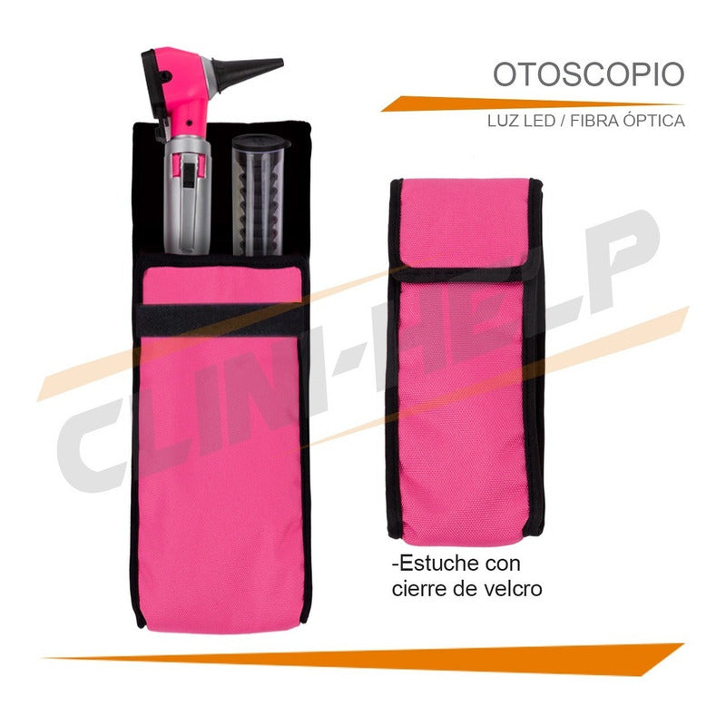 Otoscopio Medico Estudiante Diagnostico Estuche Especulo Led