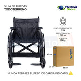 Silla De Ruedas De Lujo Plegable Compacta Todo Terreno Drive
