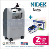 Concentrador De Oxigeno 5 Litros Nuvo Lite Nidek + Oximetro