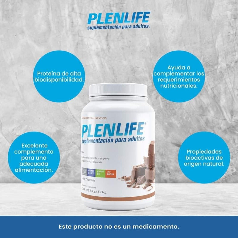 Suplemento En Polvo Proteina Br+ Plenlife Varios Sabores