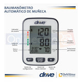 Baumanometro Automatico Digital De Muñeca Marca Drive Medica