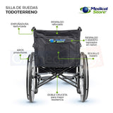 Silla De Ruedas De Lujo Plegable Compacta Todo Terreno Drive